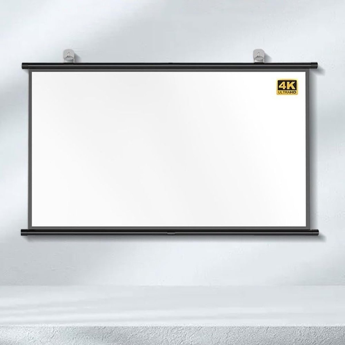 Projectiescherm - Filmscherm - Home Cinema - Draagbaar Ontwerp - 40 Inch - Zwart