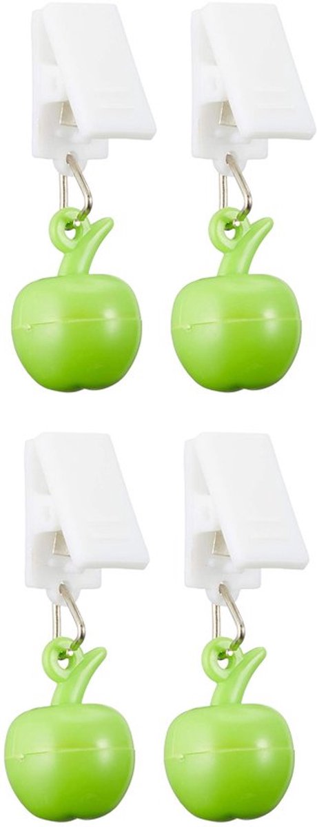 By shayne - Tafelkleedgewichten - Tafelkleedhouderset - Ideaal voor buiten - Appel