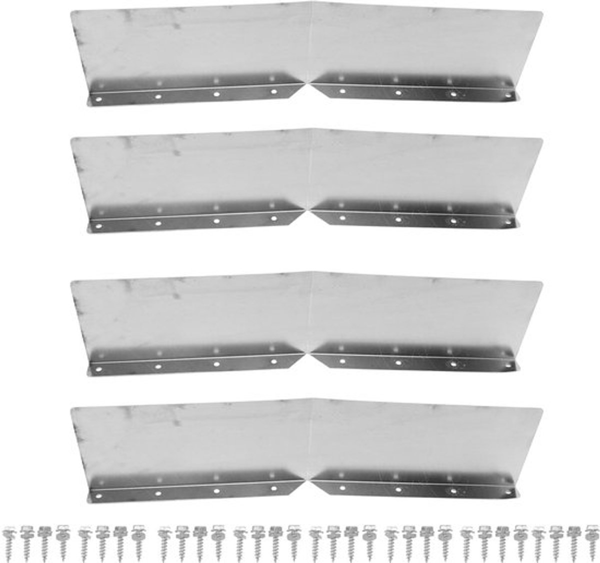 OmGoods - Dailygoody - Gutter Valley-spatschermen - Aluminium - Bescherming tegen