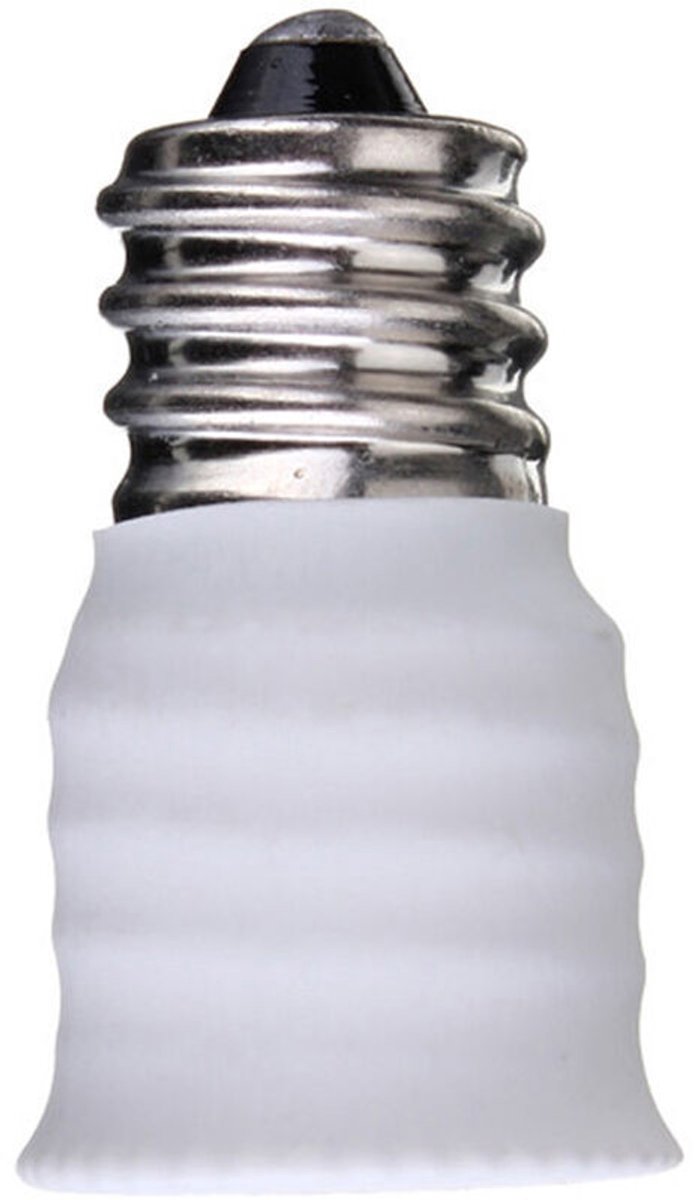 3 E12 naar E14 adapters, LED-lampadapter, witte lampadapter