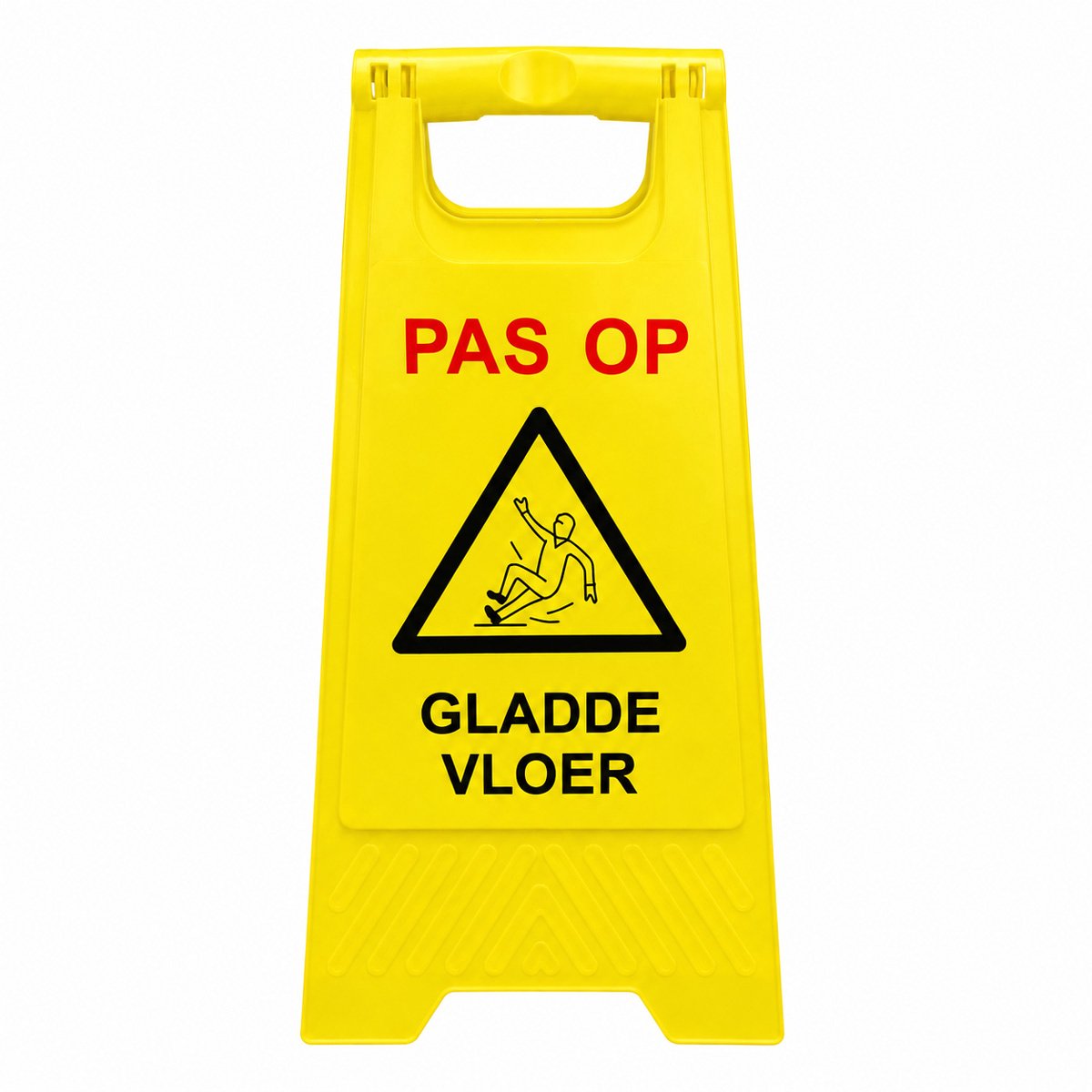 Mexxo Waarschuwingsbord gladde vloer - Pas op gladde vloer - Inklapbaar - Dubbelzijdig