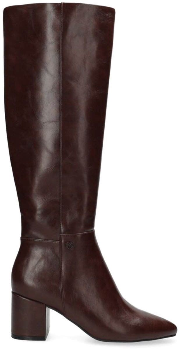 Mexx Pluck Mila Laarzen - Leer - Dames - Bruin - Maat 39