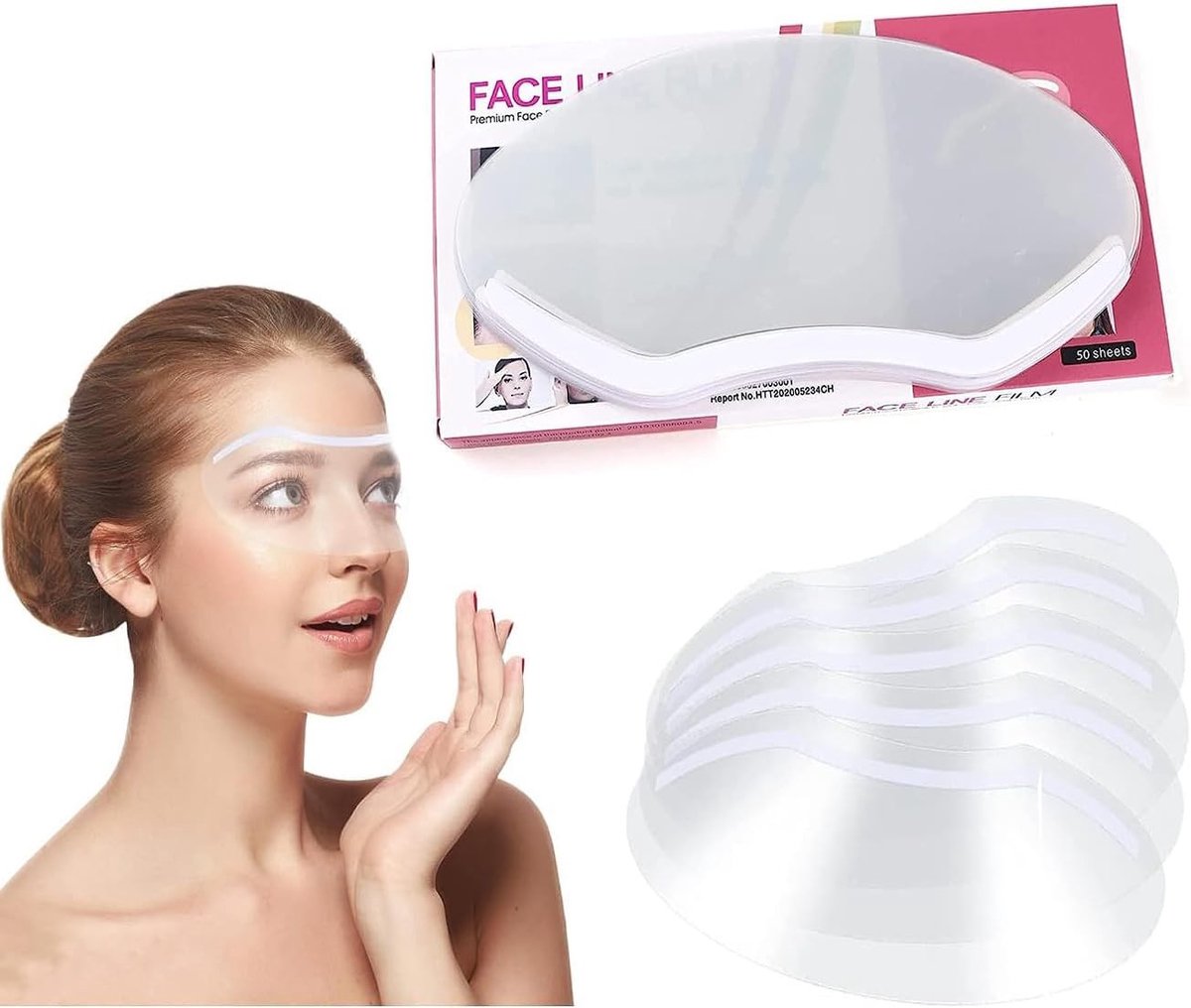 Eyelash Shields voor Microblading en Wimperextensions - 50 Stuks Transparante Oogbescherming voor Douche en Gezicht, Houdt Wenkbrauwen Droog