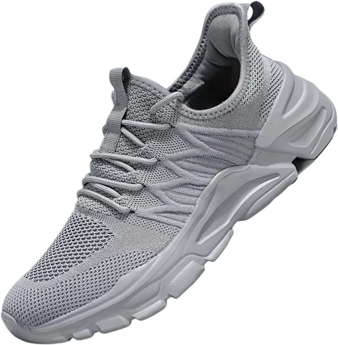 Currero Schoenen Heren Sneakers Comfortabel Wandelschoenen Casual Volwassenen 41 Grijs