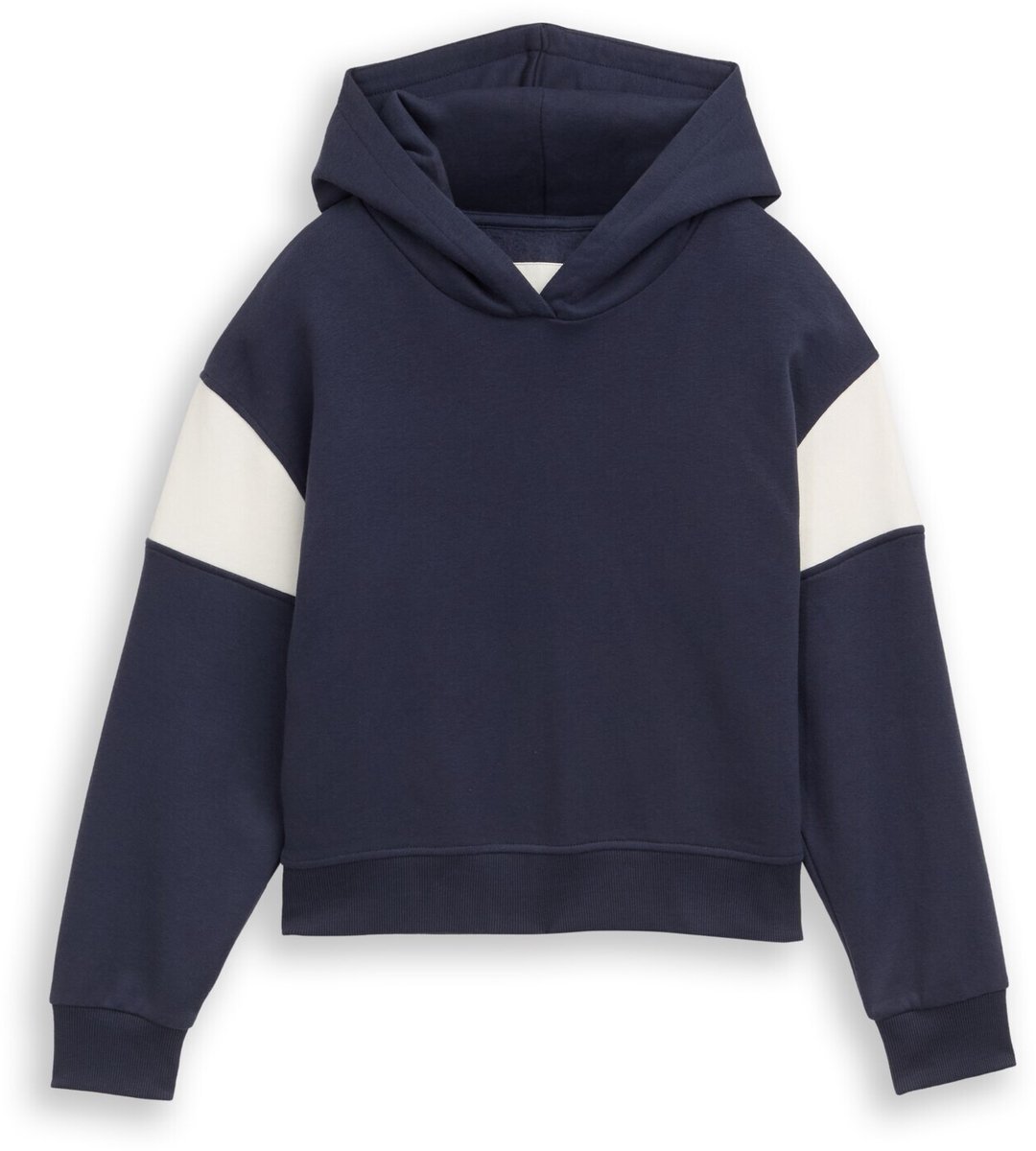 Tom Tailor - Oversized hoodie met print op de rug - Maat 176 - Parisien Night Blue