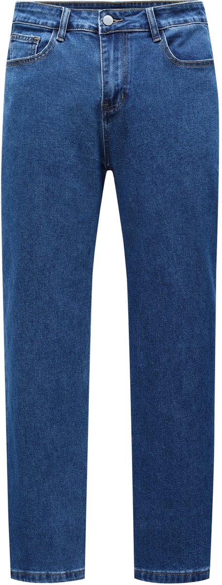ALLTHEMEN Heren Casual Recht Pijp Jeans - Basis - 36
