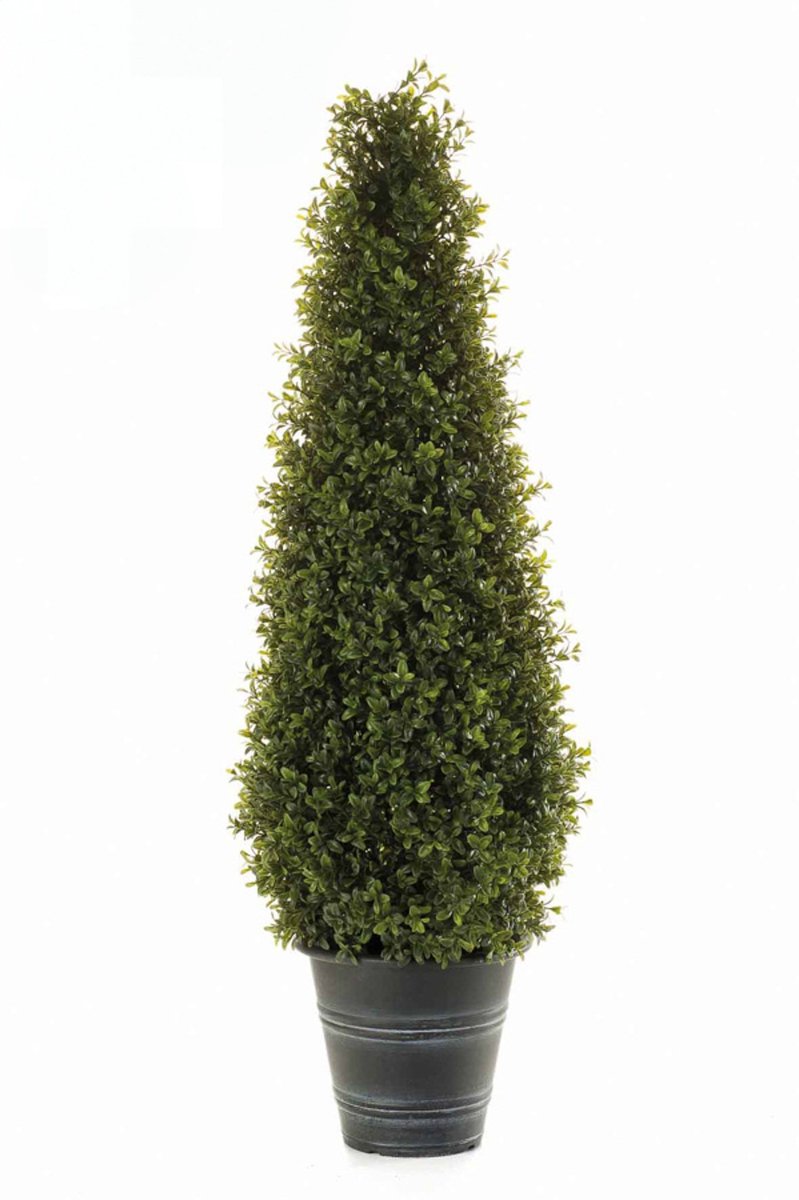Emerald Kunstplant Buxus piramide UV 50x165cm - Kunstplant voor binnen Groen