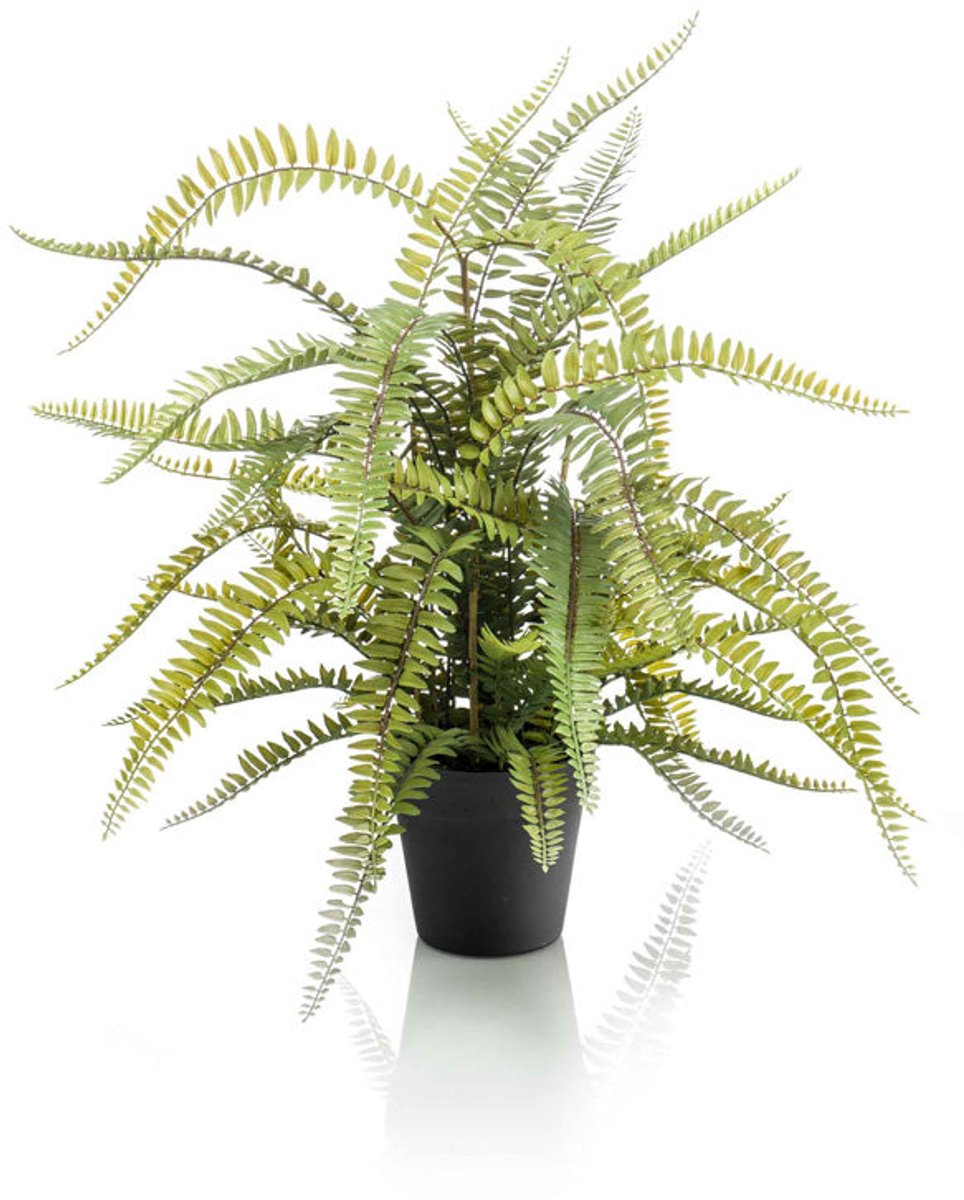 Emerald Kunstplant in pot Varen Boston 70cm - Kunstplant voor binnen Groen