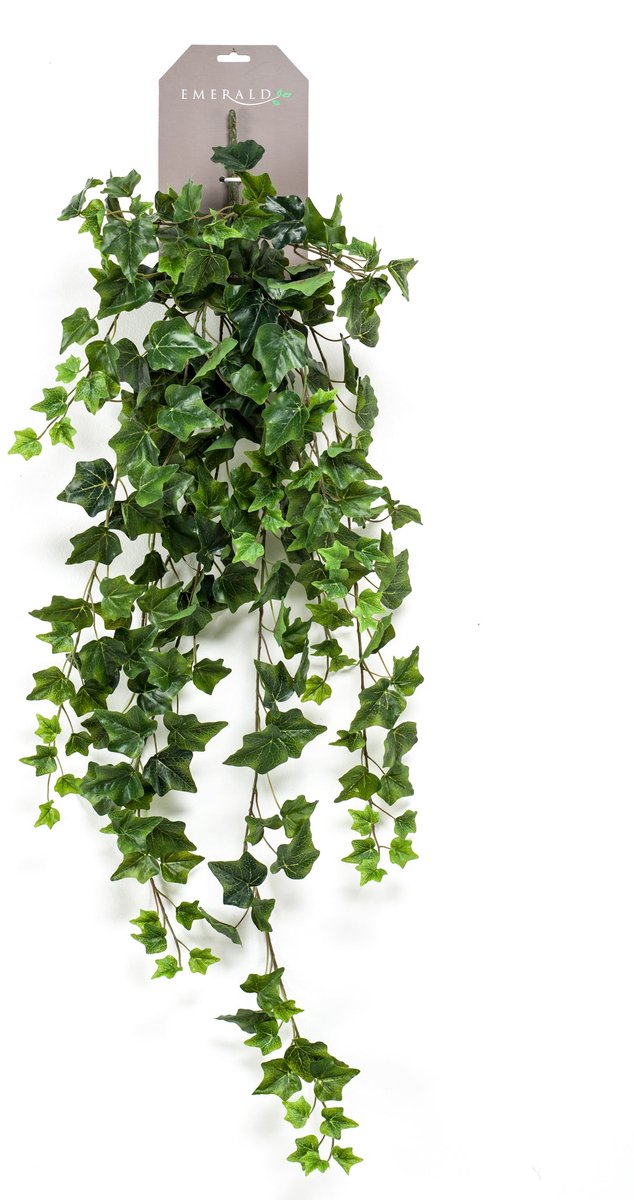 Emerald Kunst Hangplant Ivy groen 100cm - Kunstplant voor binnen