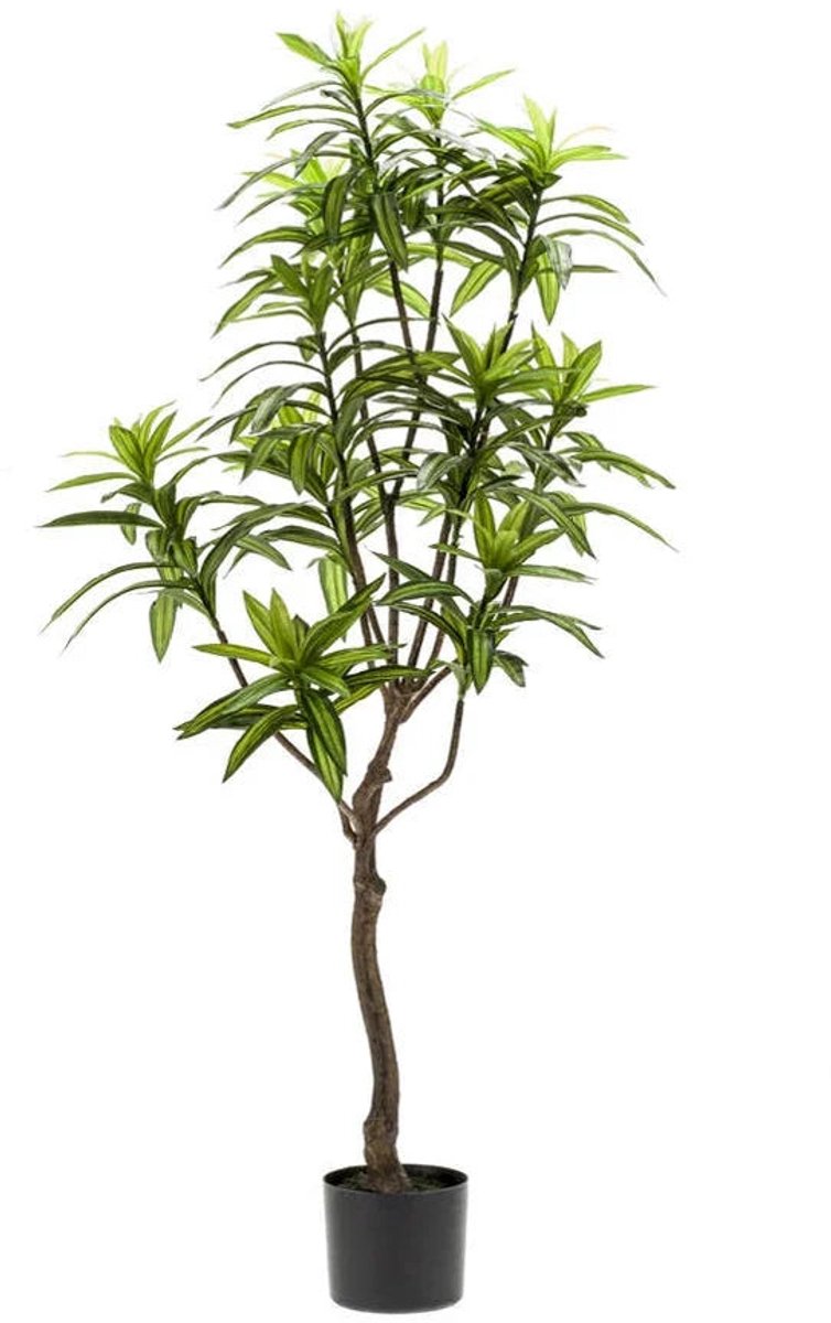 Emerald Kunstboom Dracaena 130cm - Kunstplant voor binnen Groen