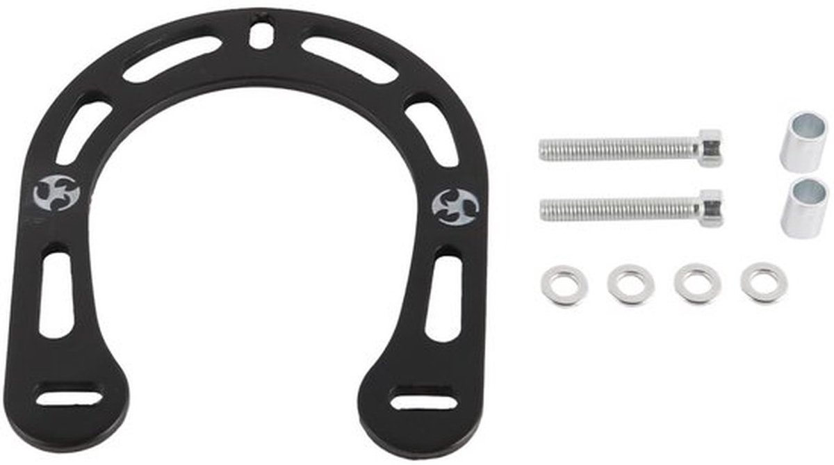 Versterkingsplaat Aluminiumlegering - Remondersteuningsplaat - Voorkomt Framevervorming - Schokabsorberend - Voor Mountainbikes - Versterkt Remsysteem - Remondersteuning