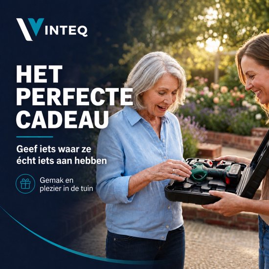 Vinteq Elektrische Snoeischaar - Accu Snoeischaar - Tuinschaar - Takkenschaar - Incl. Koffer - 2x 4Ah Accu - 40mm - Groen van Vinteq® — afbeelding 4