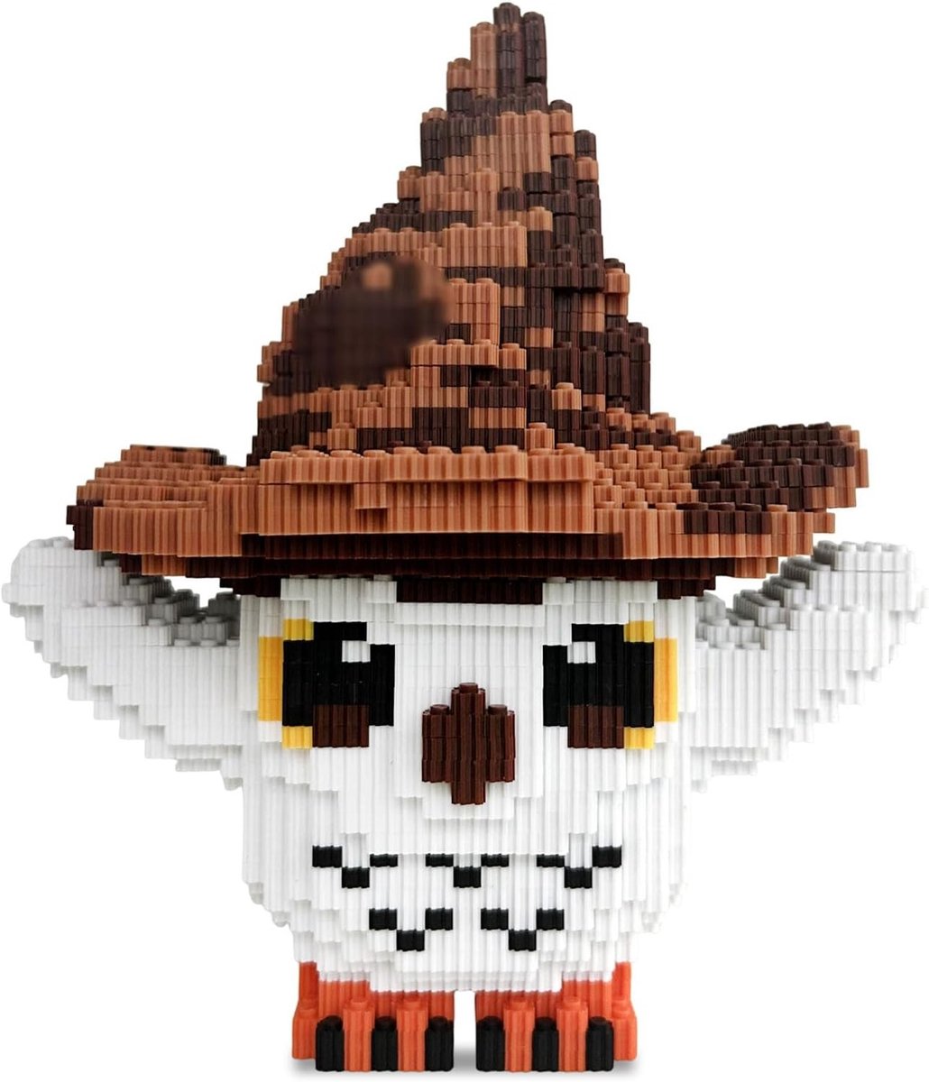 Mini Bouwstenen Set met 4150 Stuks, Creatieve Wizard World Uil, Schattige DIY Constructie Blokken voor Volwassenen en Kinderen, Perfecte Cadeaus voor Familie en Vrienden