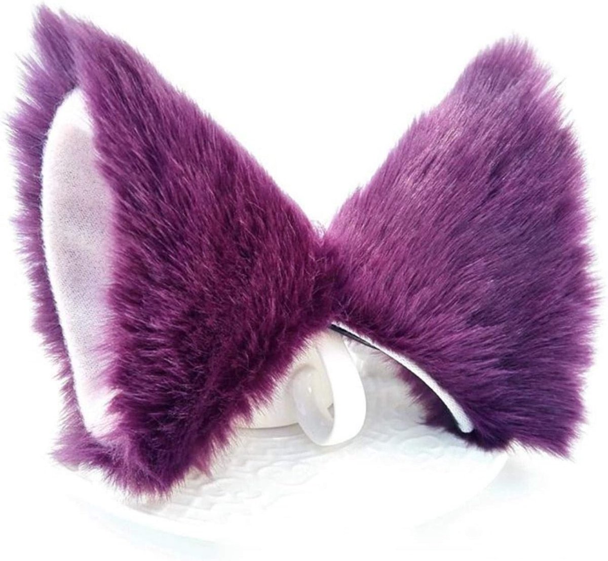 Pluche Kattenoren Haarclip voor Cosplay en Feestjes, Schattige Dierenaccessoires, Handgemaakte Hoofddeksels voor Kostuums en Verkleedpartijen