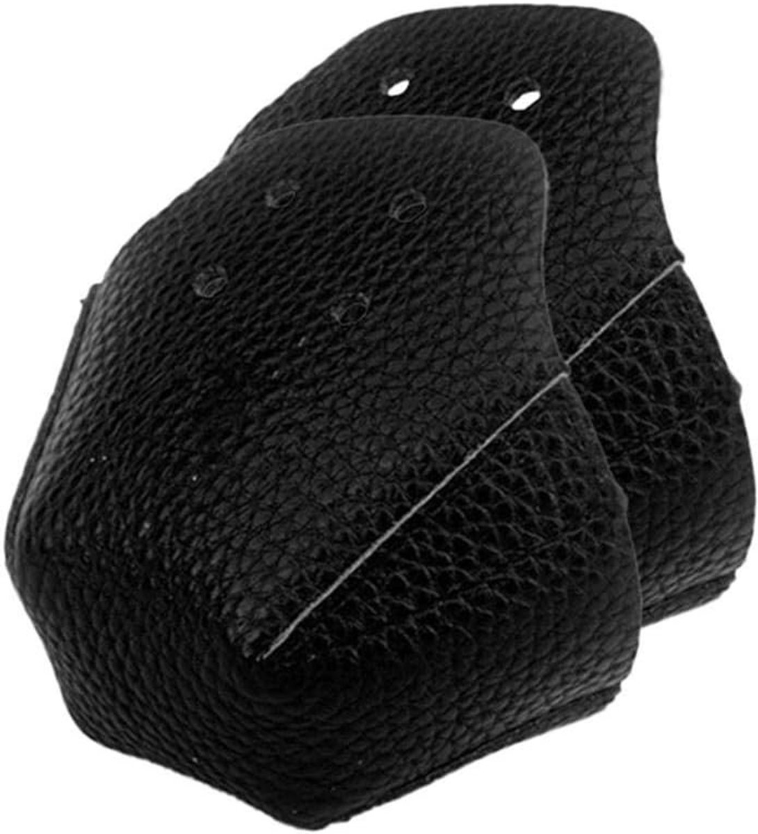 Twee paar beschermende skate pads van PU leer met 4 gaten voor optimale bescherming van je rolschaatsen