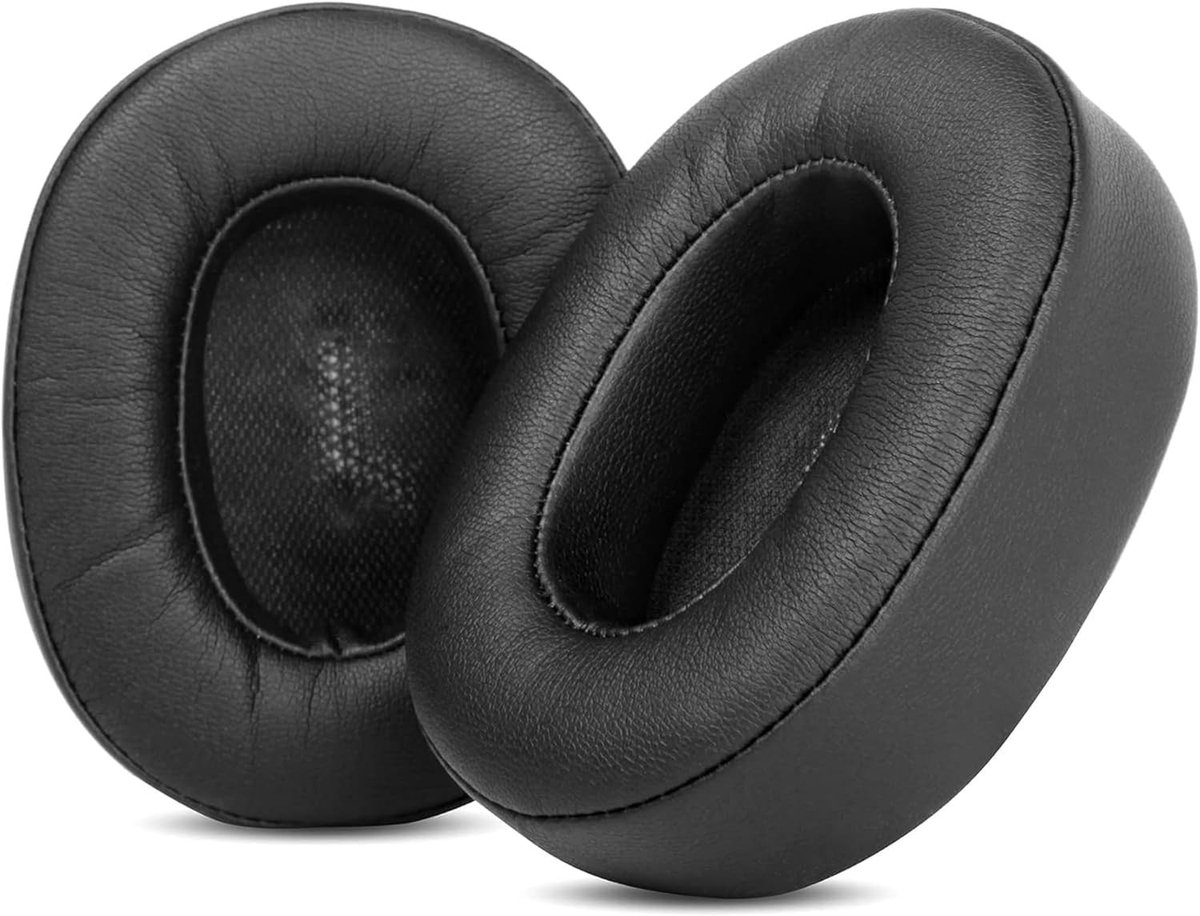 Vervangende Oorkussens voor Over-Ear Bluetooth Hoofdtelefoons, Zacht Leer en Geheugenfoam, Comfortabele Earmuffs voor Muziek en Geluidservaring