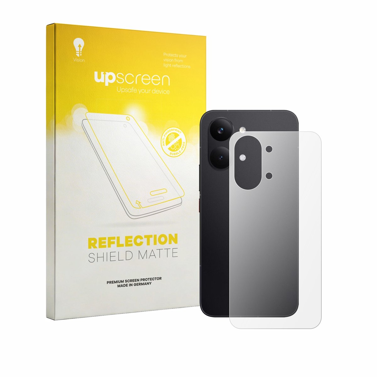 upscreen - Screenprotector voor Xiaomi Poco X8 Pro Max (Achterkant) - Folie Beschermfolie anti glare matte