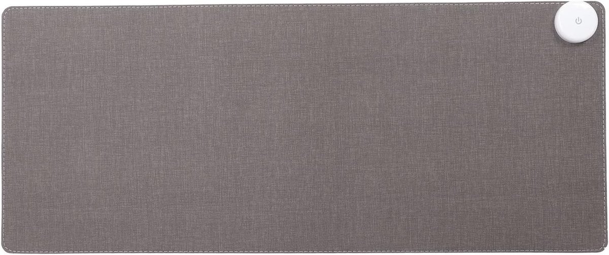 SnelShoppen - Verwarmde Muismat 31,5x13 Inch - Ultradun Temperatuur Instelbaar Bureaukussen - Multifunctionele Gamingmuismat & Voetverwarmer voor Thui