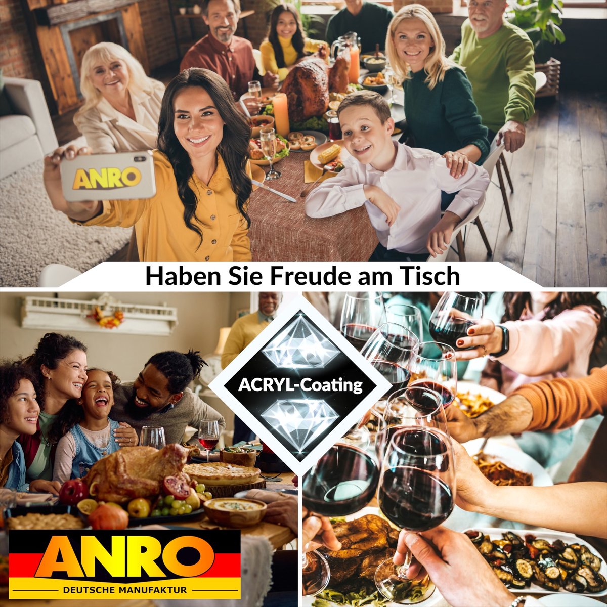 ANRO Tafelkleed Effen linnenlook Rood Ovaal 280x140cm Rechte rand Afwasbaar Waterafstotend