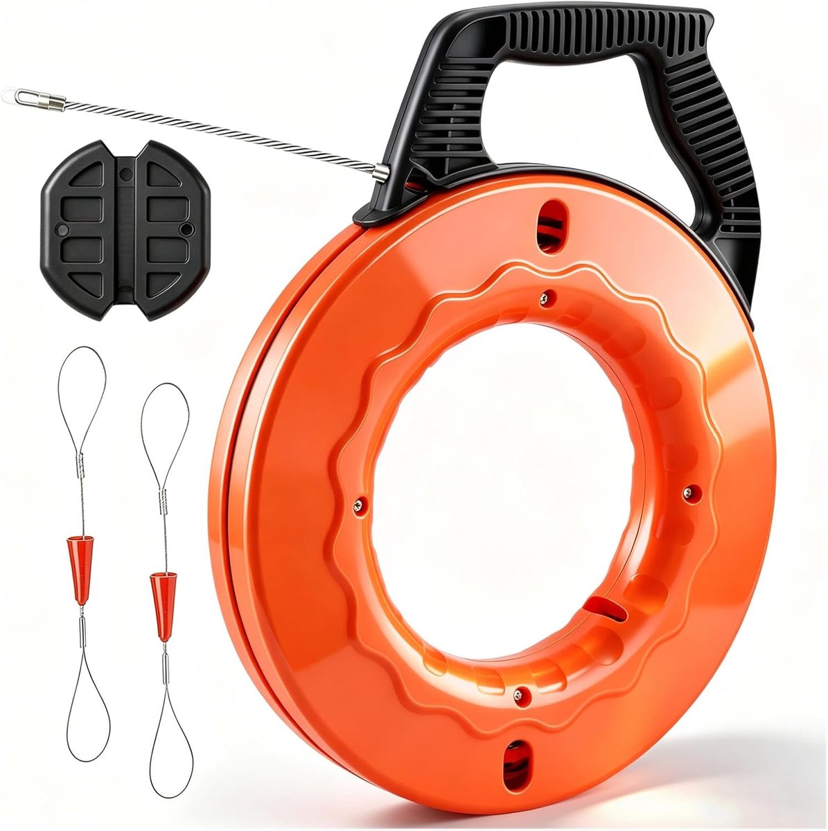 Kabelintrekhulp 5 mm - 30 m - hoogwaardige intrekspiraal - ideaal voor lege buizen - ShopVlot