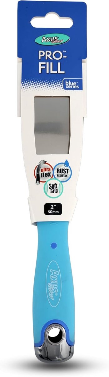 SnelShoppen - Flexibele Vulmes 50mm - RVS Putty Knife voor Professionele en DIY Projecten - Anti-Roest Mes met Rubber Handvat - Perfect voor Vullen en