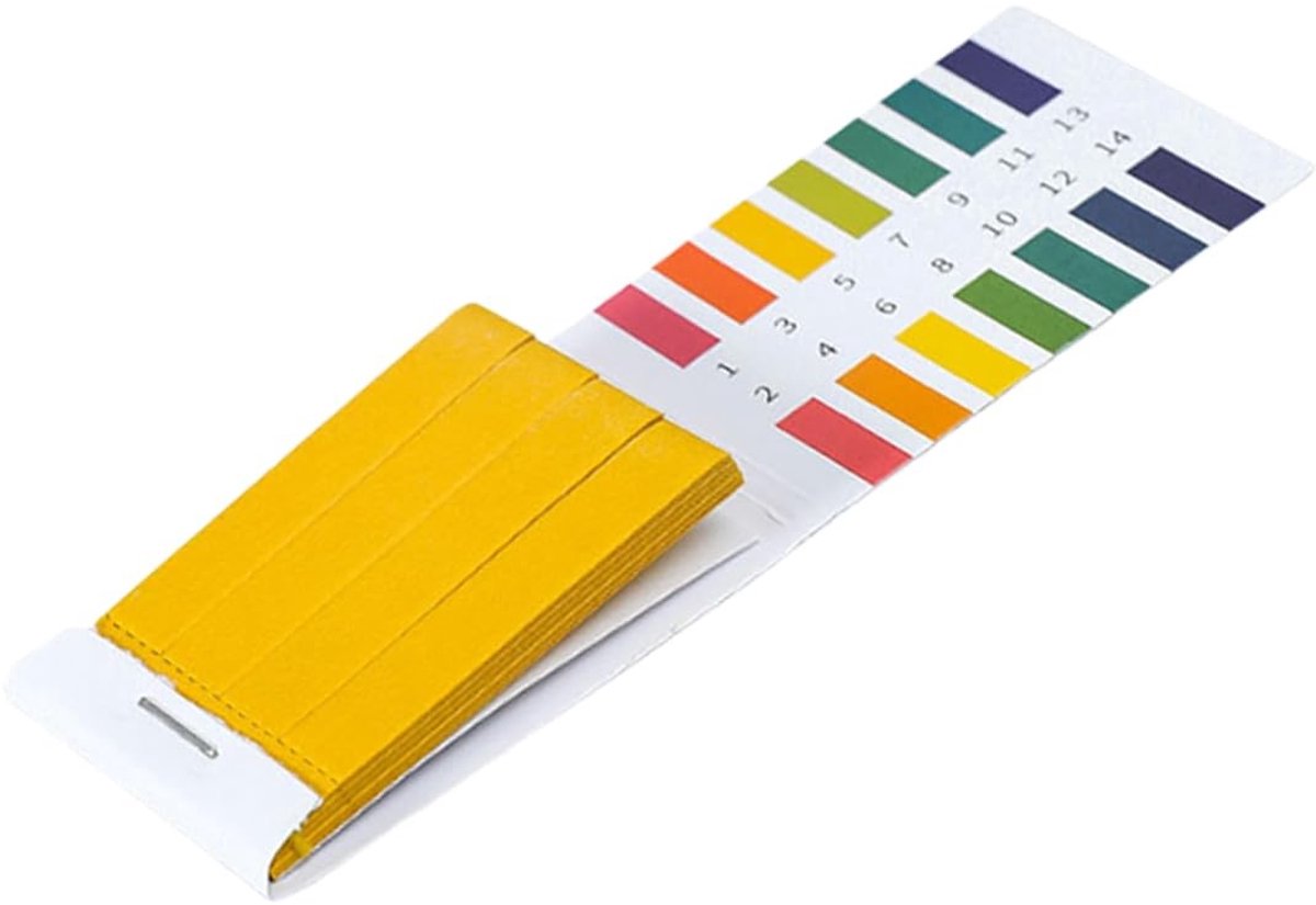 80 Stuks pH Teststrips voor Urine, Speeksel en Vloeistoffen - pH Waarde 1-14 Indicatorpapier voor Schoonmaakmiddelen, Voeding en Zwembaden