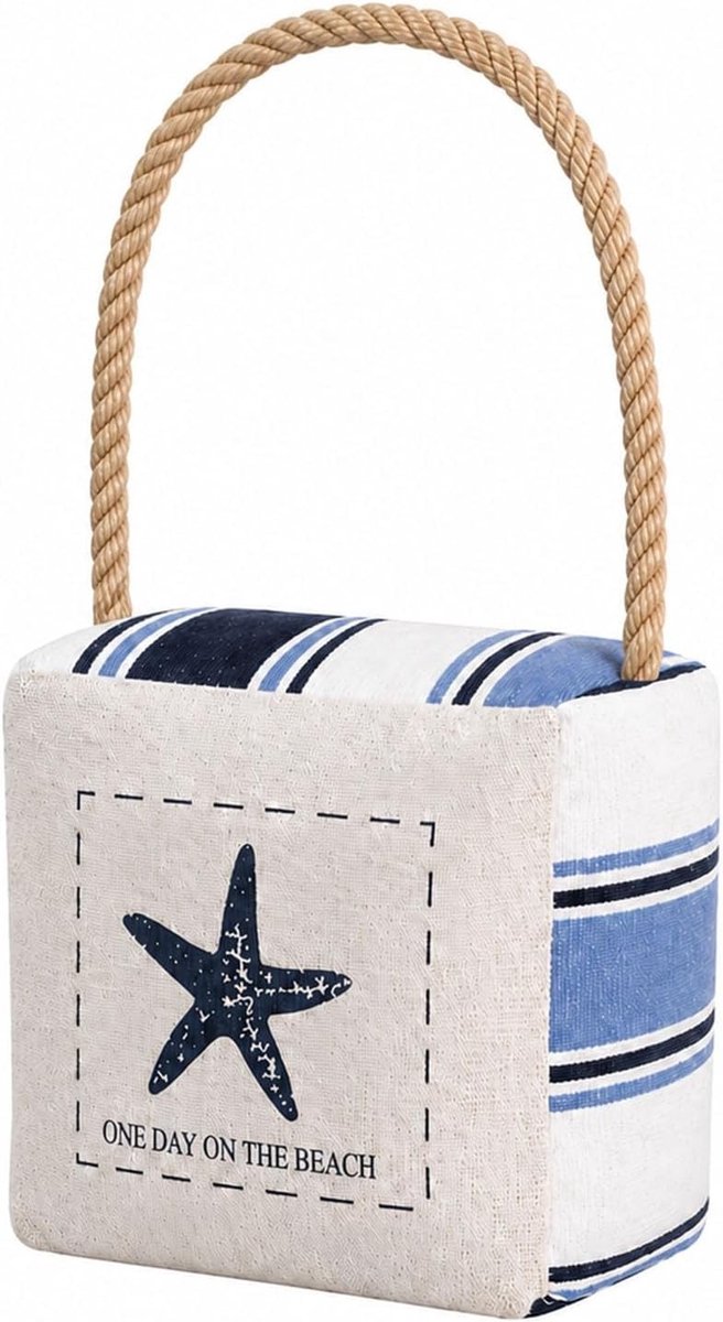 Deurstopper met Sterrenpatroon van Stof, Ideaal voor Woonkamer, Keuken en Kindveiligheid