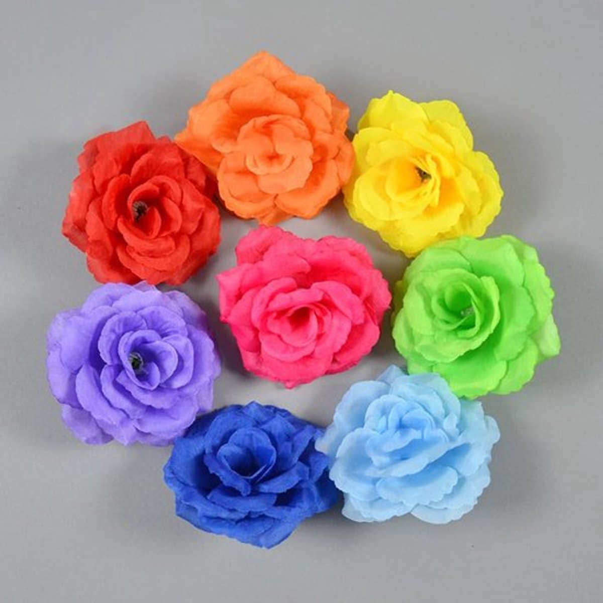 Kunstbloemkoppen 10 Stuks - Gesimuleerde Rozen - Decoratie - Bruiloft/Feest - Woondecorati