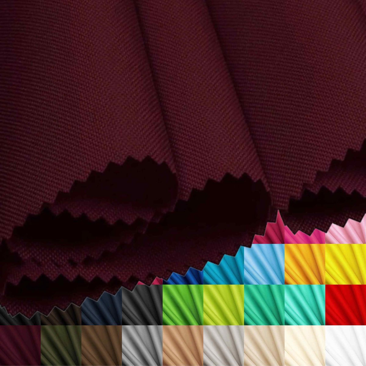 Lantigo Oxford 500D Stof Waterdicht Bordeauxrood 160 cm Meterware 1 m – scheurvast & PU-gecoat