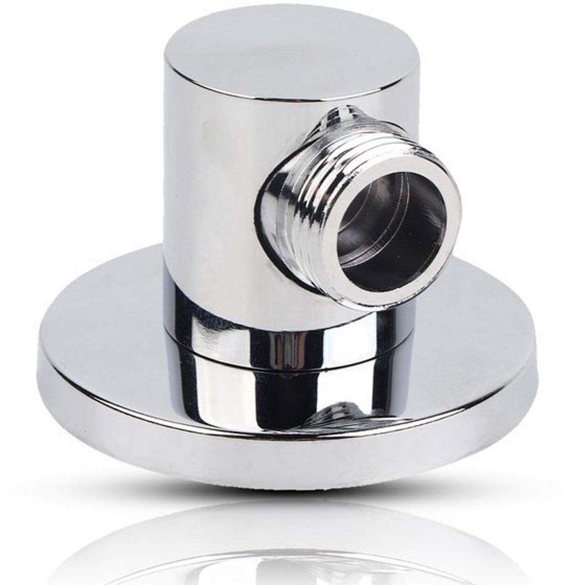 Douche Slang Connector - G1/2 Inch - Muurbeugel - Messing - Doucheaccessoires - Geschikt v