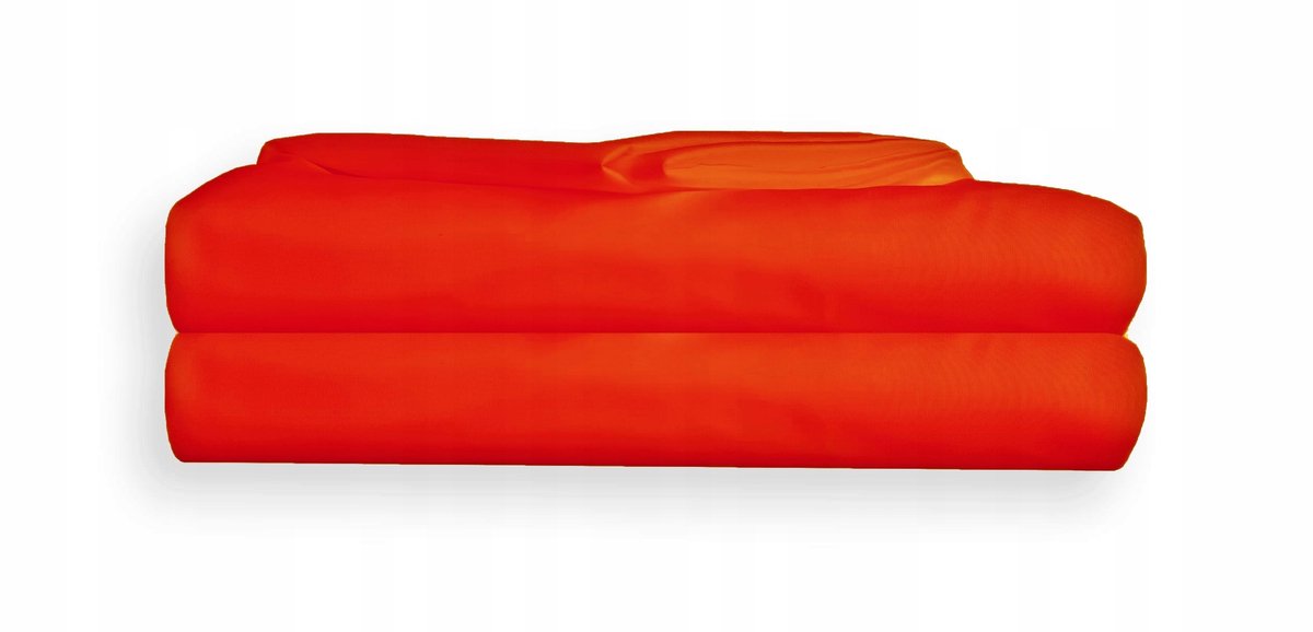 KONEY - Laken zonder elastiek 160 x 200 cm - microvezel - Rood - 120 g/m²