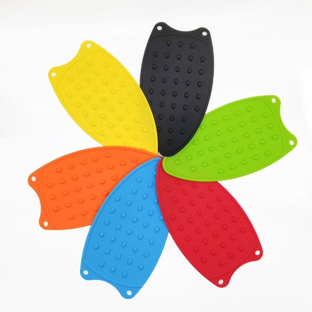 Siliconen strijkplankmat (6-pack) Hittebestendige mat, dikke uitvoering. Perfecte combinatie met strijkplank en mat.