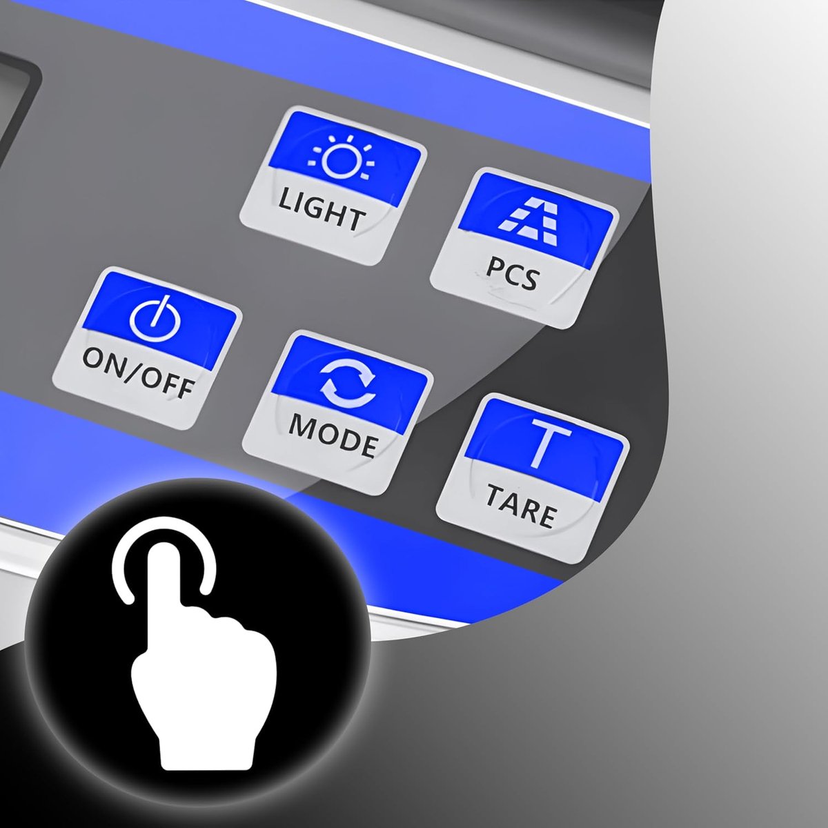 SnelShoppen - Digitale Keukenweegschaal Roestvrij Staal 15 kg, LCD-display, Tarra-functie, Telfunctie, Voor Keuken, Bakken, Koken, Bedrijf
