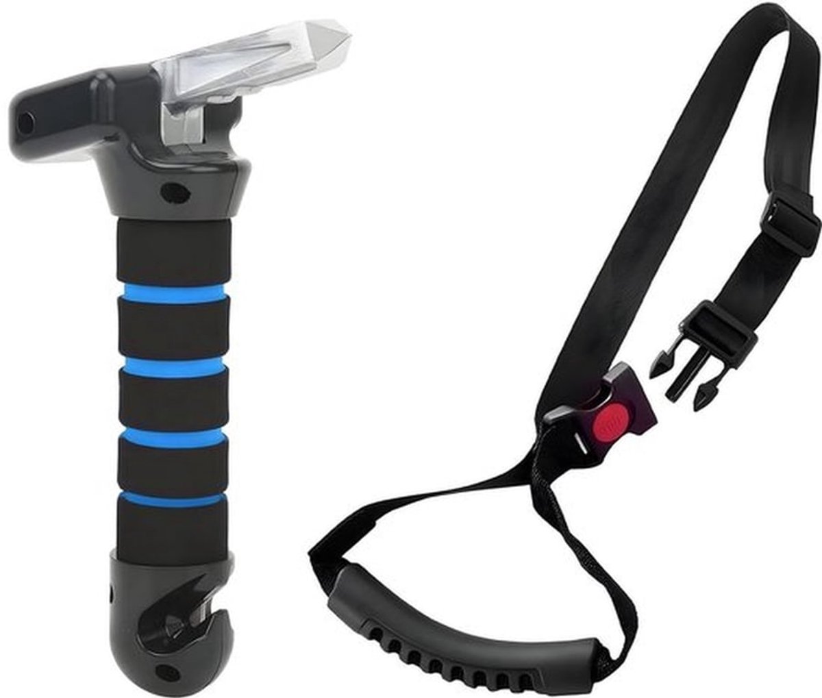 Autodeurklinkset - Draagbare autodeurgreep - Ergonomisch ontwerp - Zwart - Multifunctioneel - Geschikt voor senioren en gehandicapten