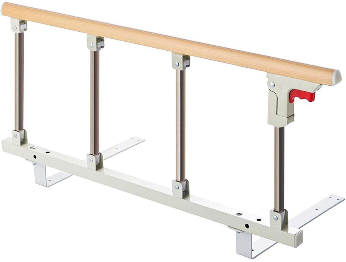 SnelShoppen - Aeroflexa Bedhekje voor ouderen, 95 x 45 cm, opvouwbare valbescherming, bedhek, valbescherming voor zwangere vrouwen, gehandicapten, zui