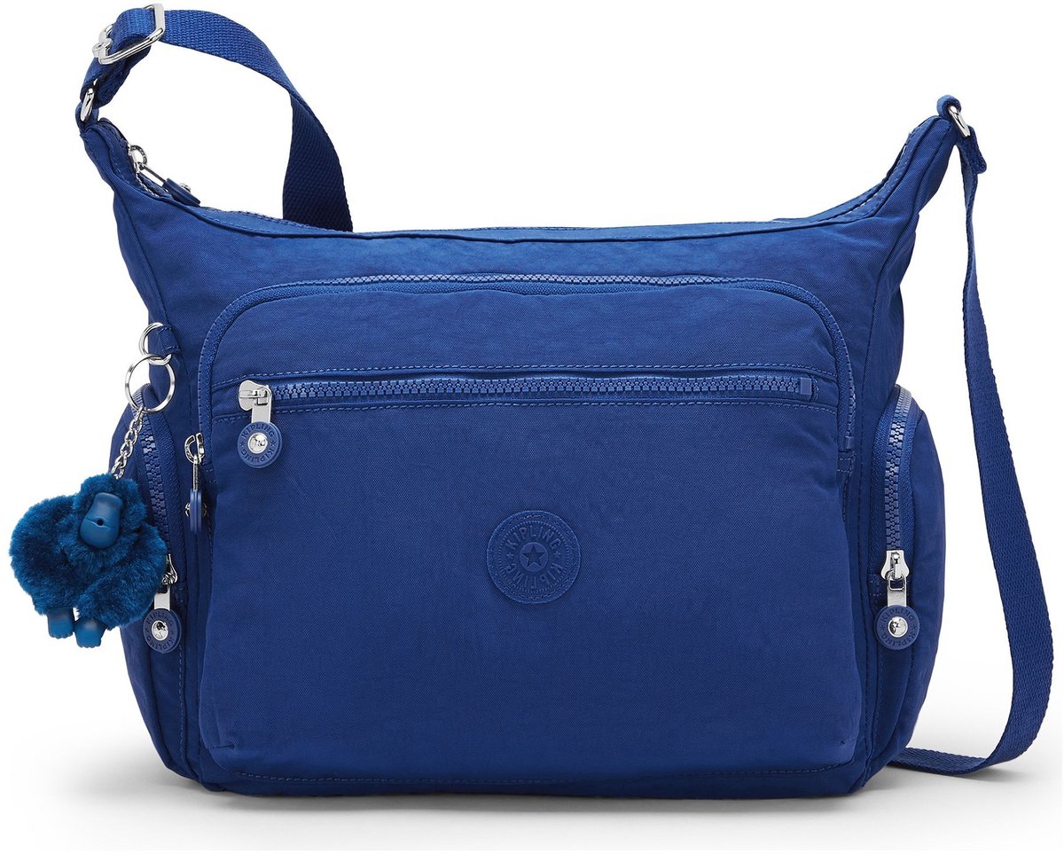 kipling schoudertas Gabbie Crossbody Blazing Blue blauw
