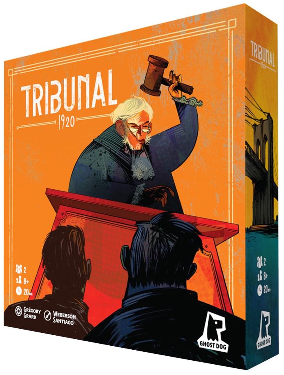 SnelShoppen - Ghost Dog | Tribunal 1920 | Bordspel voor 2 Spelers vanaf 8 Jaar | Leerzaam, Strategisch, Perfect voor Gezellige Avonden
