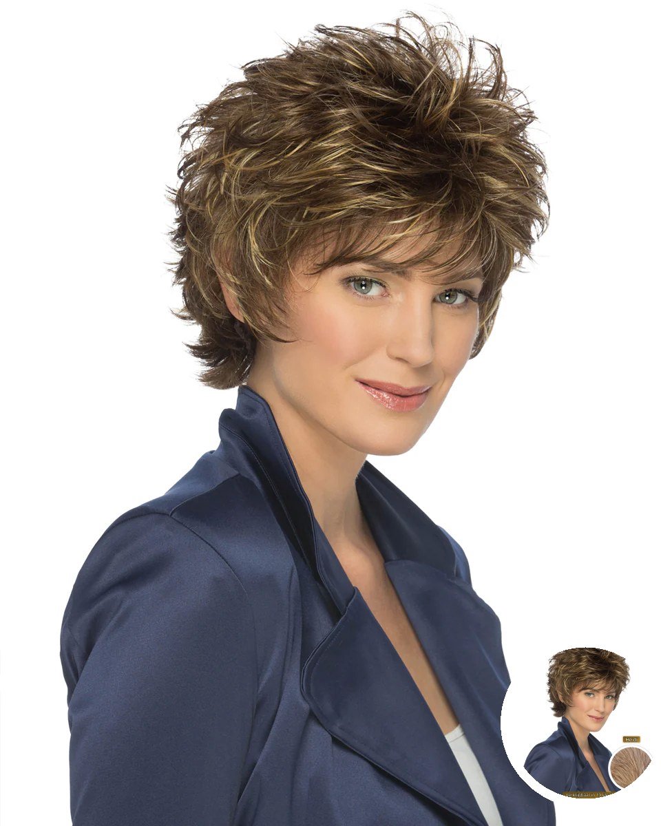Estetica Designs Heidi Synthetisch Haarwerk - Pure Stretch Cap, Lengte 45 cm, Kleur R24/18BT