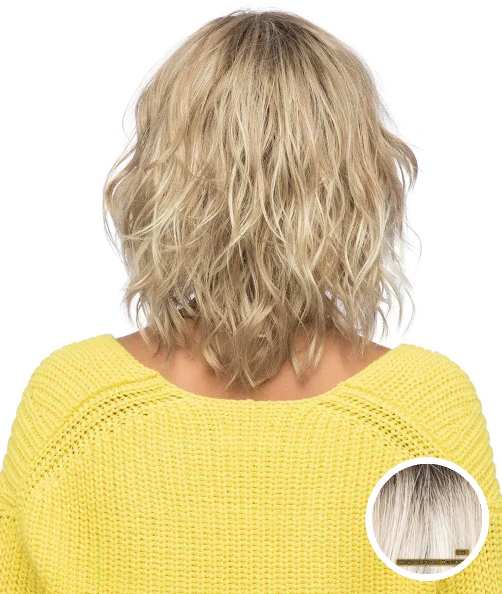 Estetica Designs Arlo Synthetisch Haarwerk - Front Lace Line, Sunlit Blonde, 35 cm, natuurlijke haarlijn
