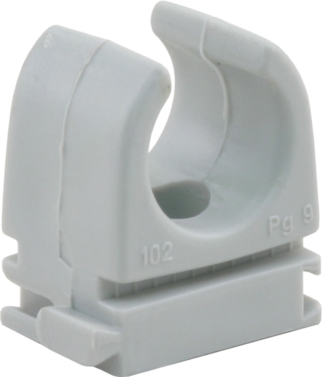 Klembeugels PVC 5/8 Grijs | 20 Stuks