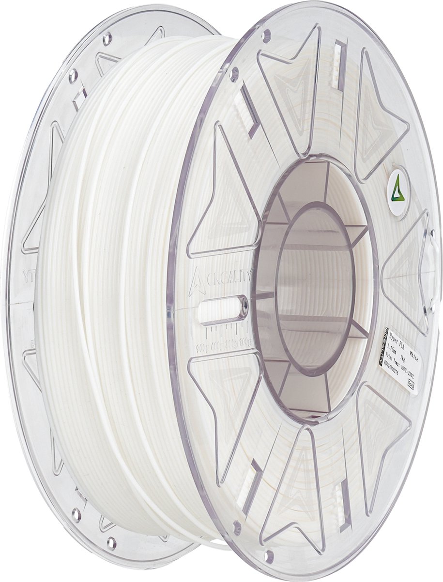 Creality Hyper PLA RFID 3D-Printer Filament - 1,75mm 1kg - Hoge Printsnelheid - RFID Herkenning - Strakke Printkwaliteit - Gebruiksvriendelijk PLA Materiaal - Wit