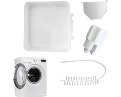 4-delige set Universele Lekbak | Wateropvangbak voor Wasmachine & Vaatwasser | Voorkomt Waterschade | Geschikt voor Kelder, Woning, Camper en Caravan | Eenvoudig te Installeren | Voor Thuisgebruik en Huurwoningen| Cyslmuk®