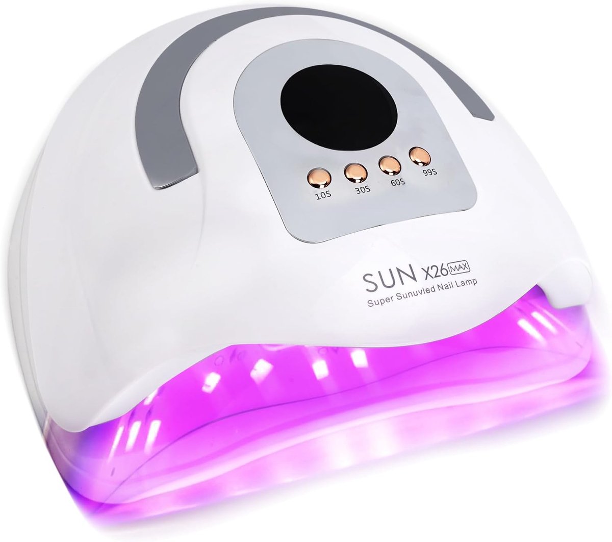 SnelShoppen - UV-lamp voor Gelnagels 380W, Professionele Nageldroger met Autosensor en 4 Timers voor Manicure en Pedicure, Geschikt voor Alle Gelnagel