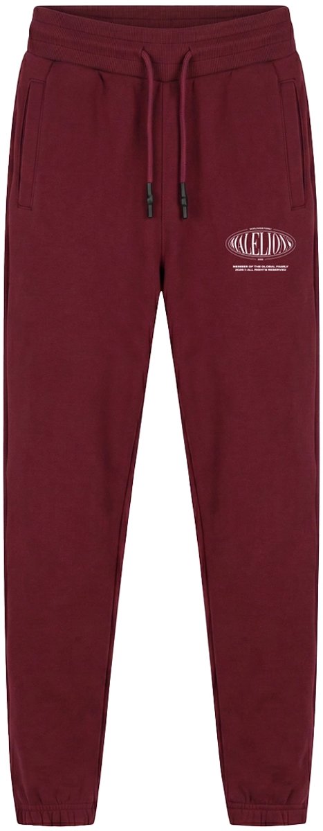 Malelions lifestyle joggingbroek in de kleur rood.