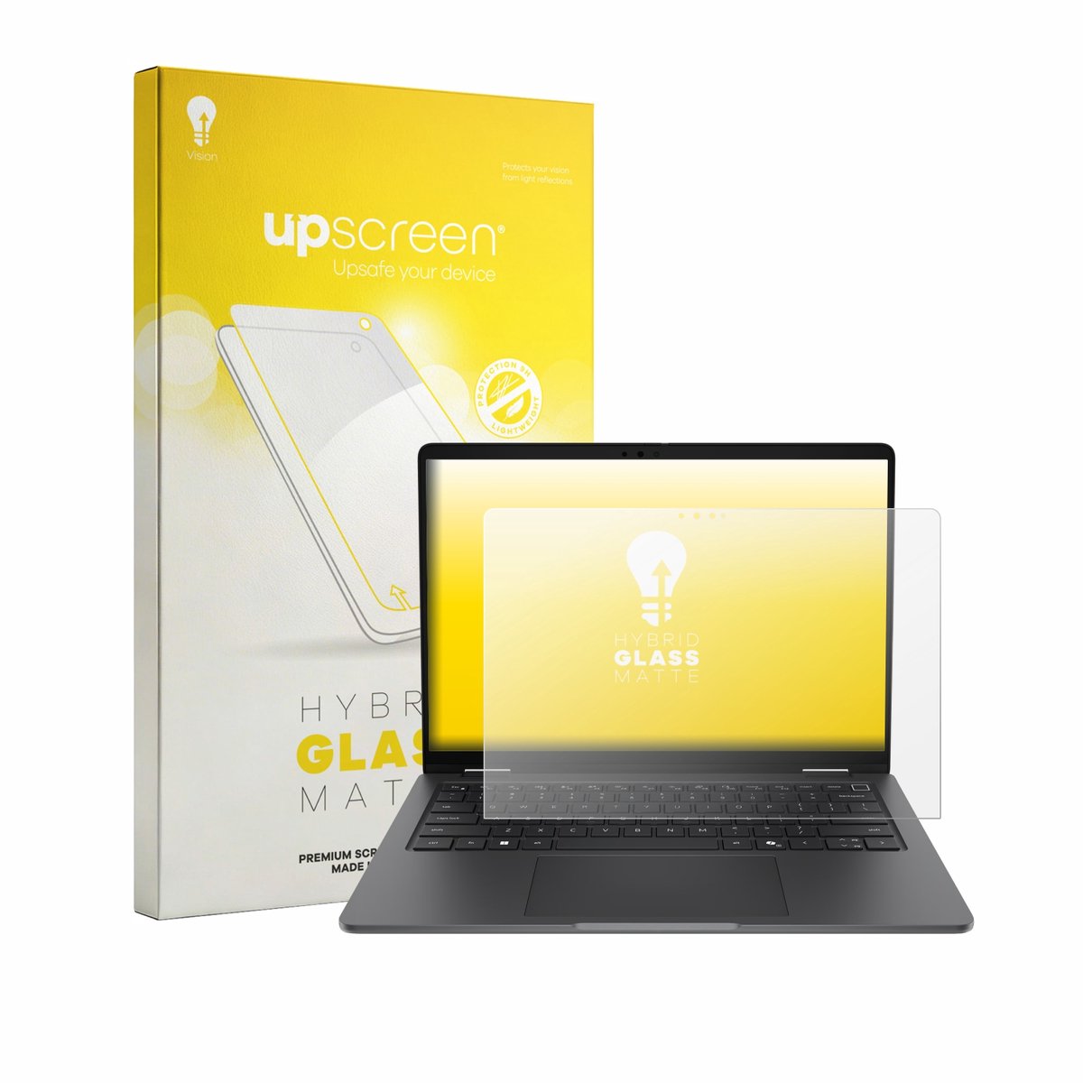 upscreen - Screenprotector voor Dell Pro 7 Series 13 2-in-1 P703260 - Folie Beschermfolie Beschermglas matte