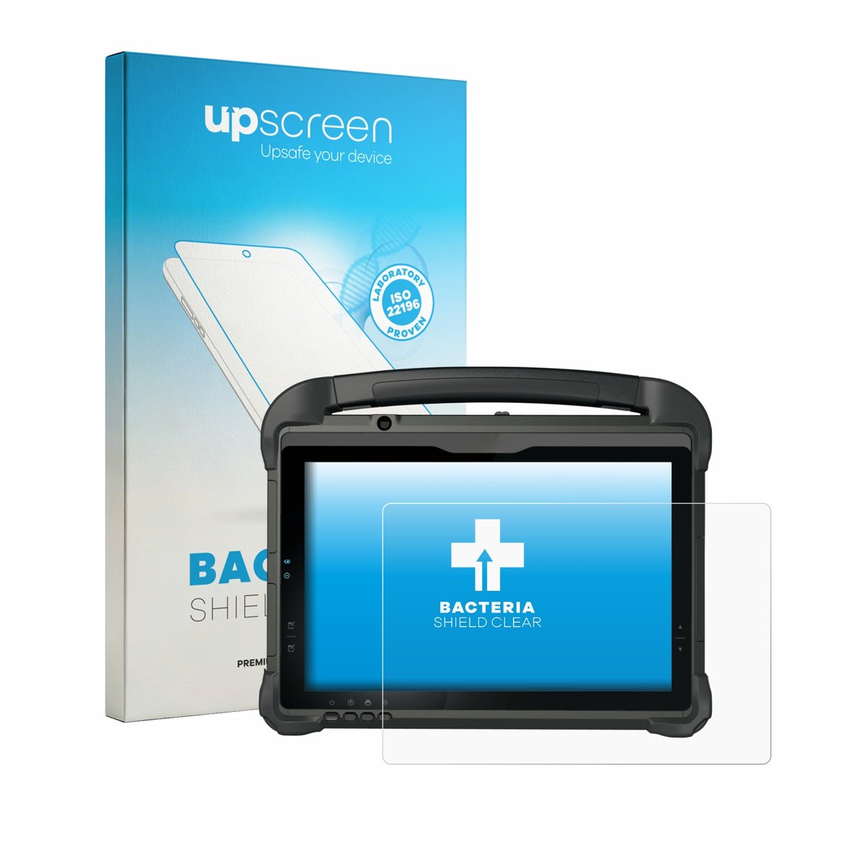 upscreen - Screenprotector voor DT Research DT301YR - Folie Beschermfolie transparant antibacterieel