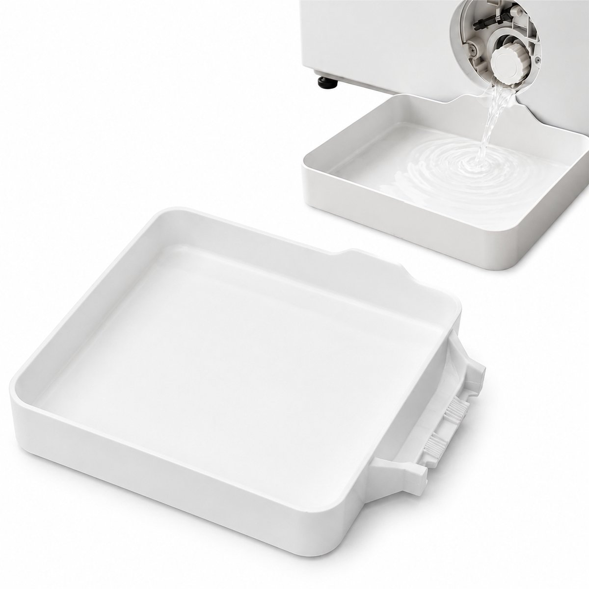 Universele Lekbak Wasmachine - Opvangbak Tegen Lekkage - Afvoerbak voor Wasmachine en Vaatwasser - Eenvoudig te Installeren - Bescherm de Vloer - 18cm - 1 Stuks - SOLLBRY®