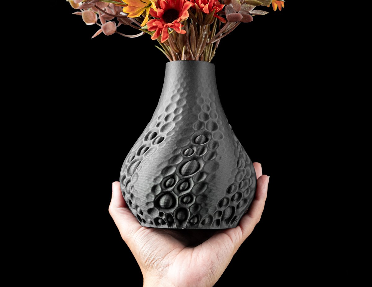 Skushy Vaas Pearl - Geschikt voor Bouwbloemen - Japandi Designvaas voor Droogbloemen en Kunstbloemen - Sculpturale Decoratieve Vaas - Moderne Woondecoratie