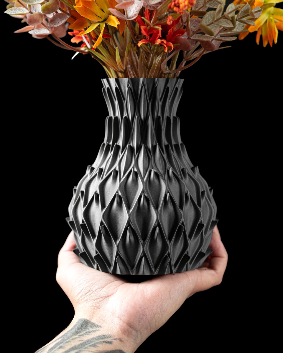 Skushy Vaas Petalflower - Geschikt voor Bouwbloemen - Japandi Designvaas voor Droogbloemen en Kunstbloemen - Sculpturale Decoratieve Vaas - Moderne Woondecoratie