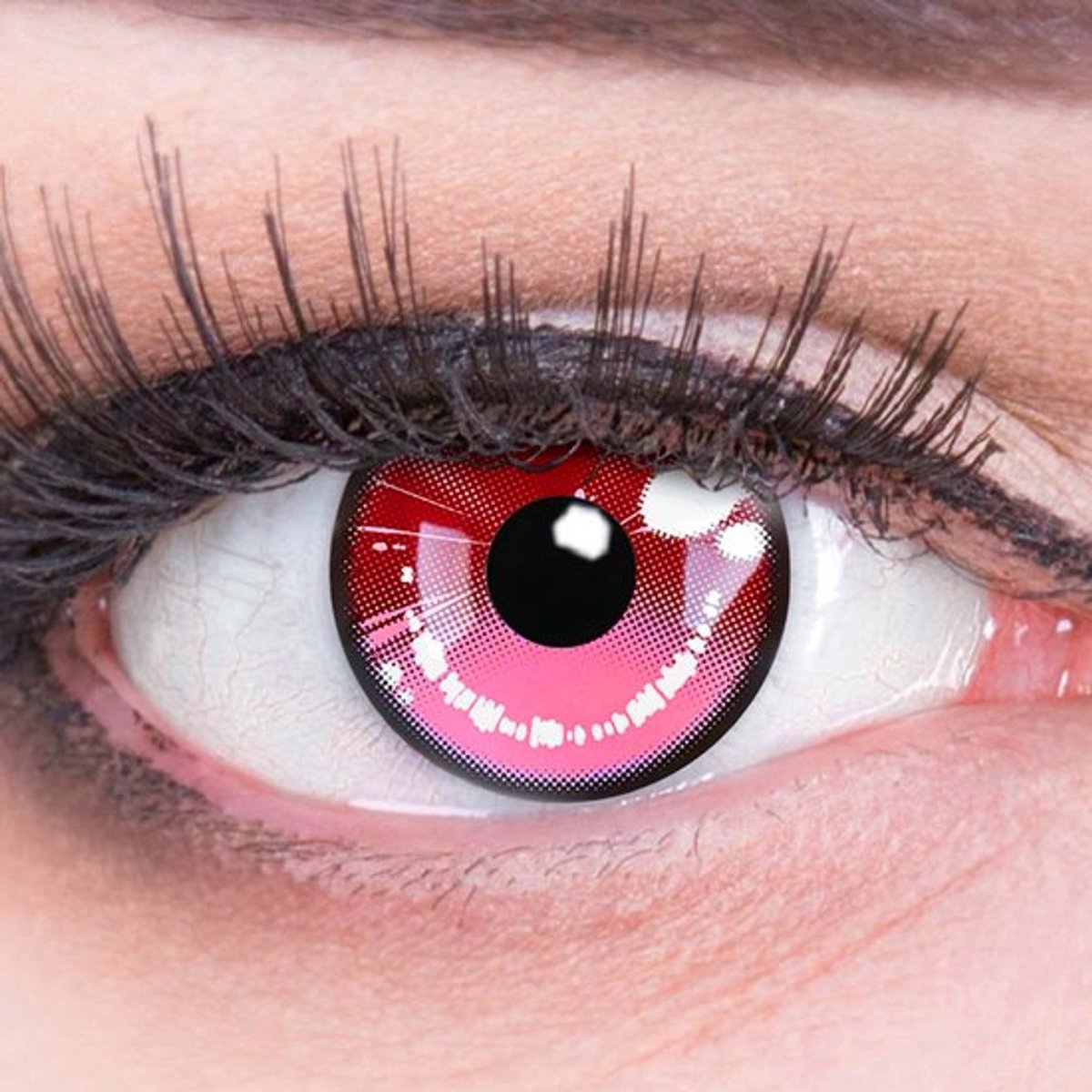Contactlenzen Gekleurd - Anime/Arc - 2 Stuks - Zachte Motieflens - Cosplay/Kostuum - Hoogwaardige Kwaliteit - Inclusief Houder - Kleurcontactlenzen